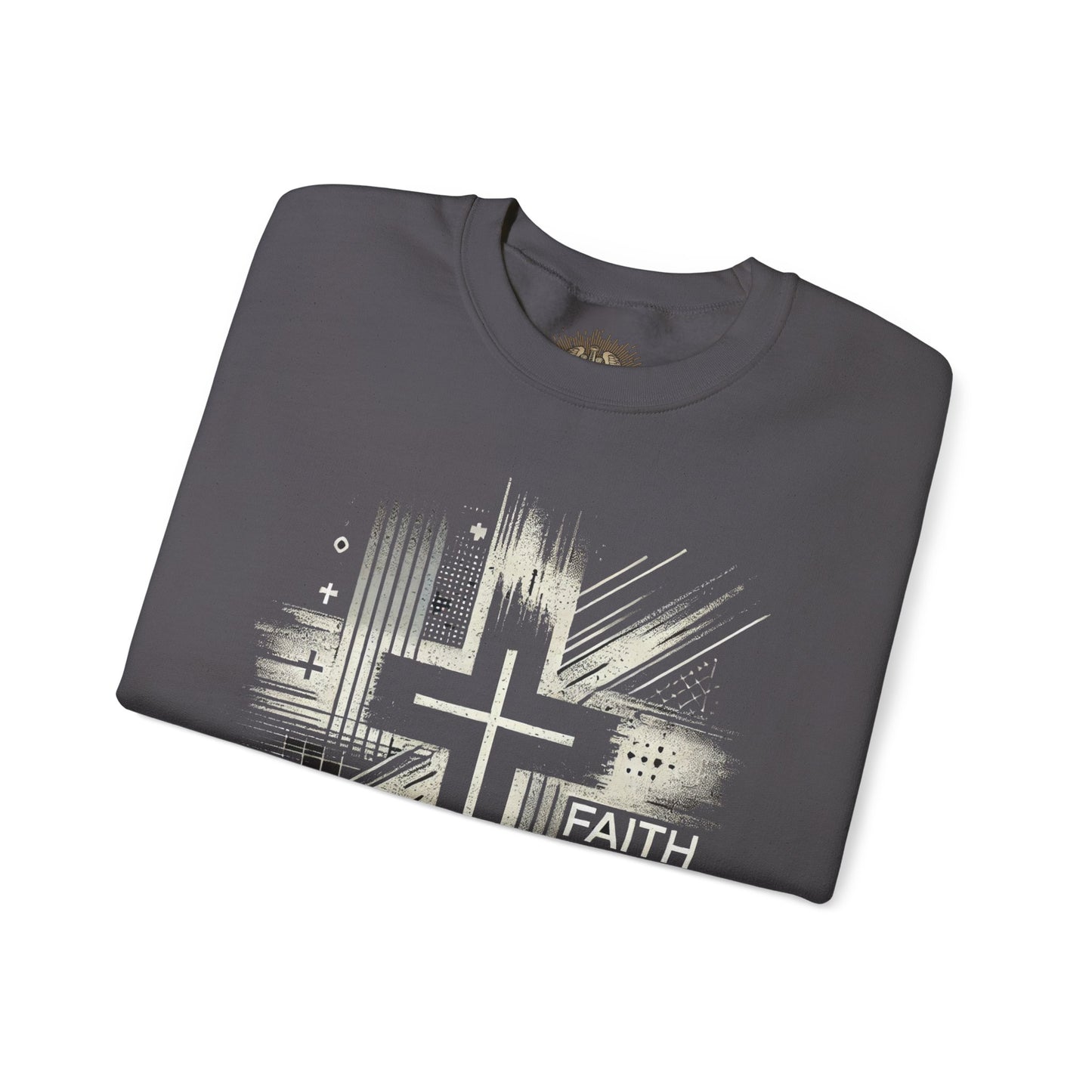 Jesus Graphic Crewneck Sweatshirt for Faith Enthusiasts
