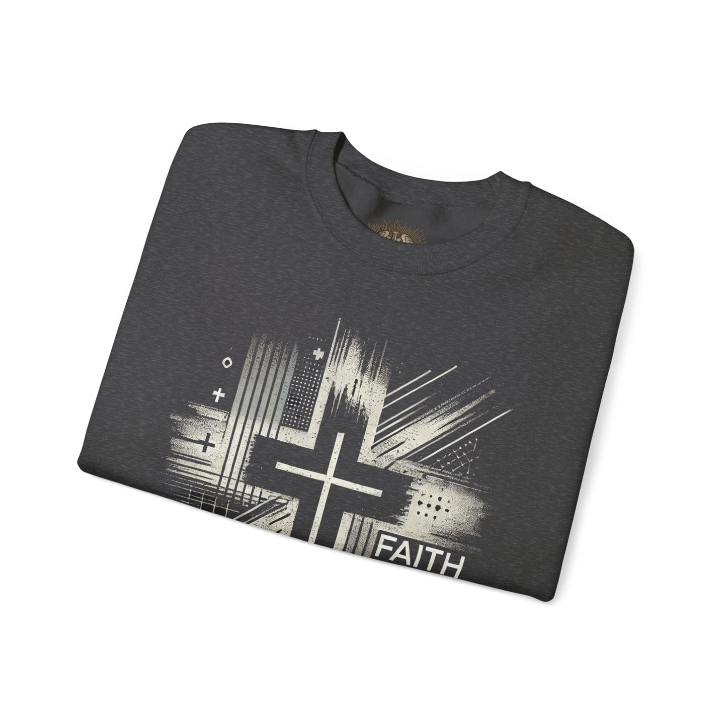 Jesus Graphic Crewneck Sweatshirt for Faith Enthusiasts
