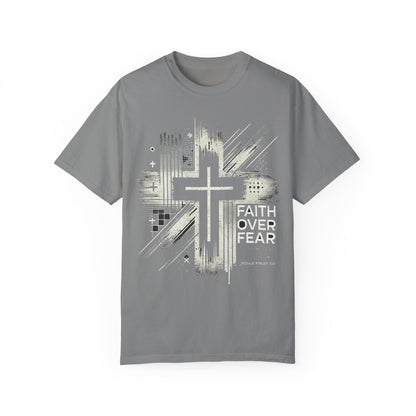 Faith Over Fear Unisex Garment-Dyed T-Shirt