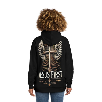 Inspirational Jesus First Hoodie | Faith-Based Fashion