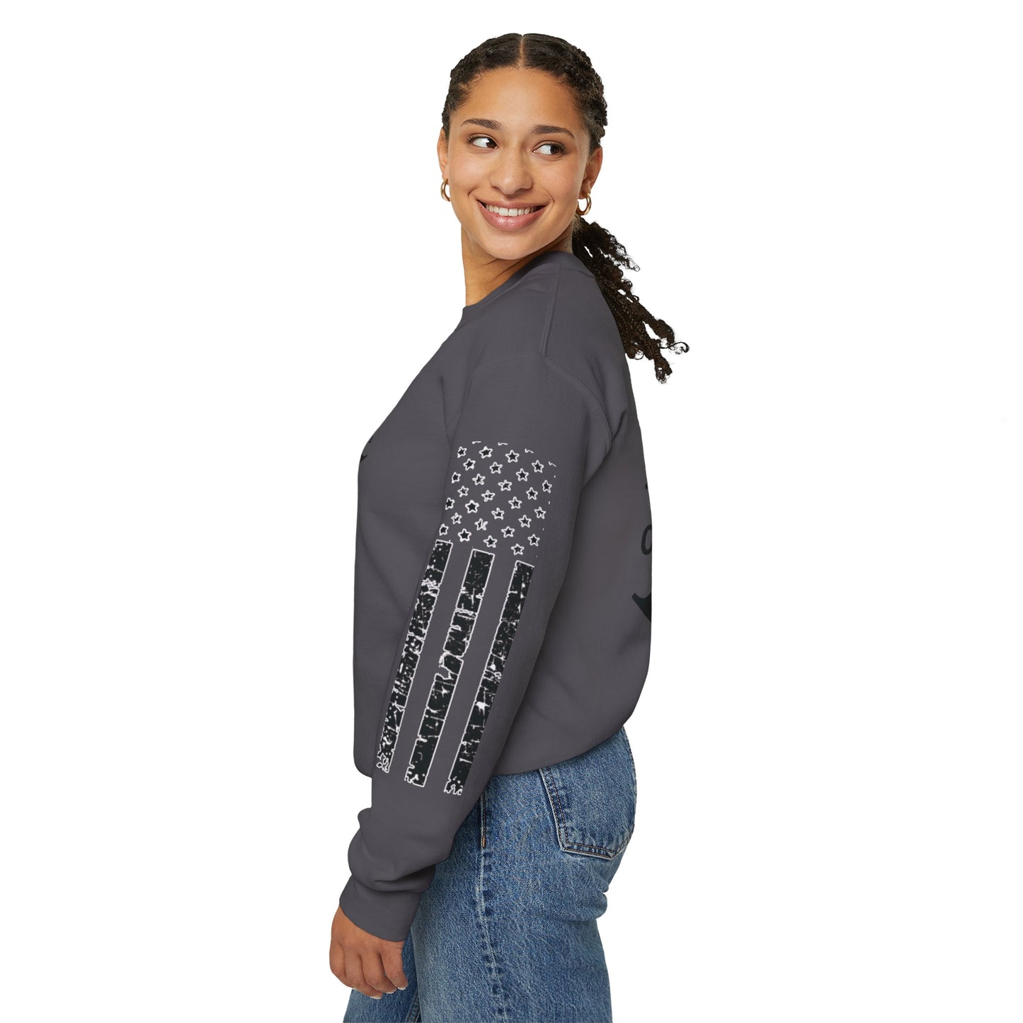 Faith & Freedom  Heavy Blend Crewneck Sweatshirt
