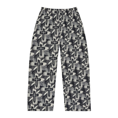Faith Over Fear Men's Pajama Pants - 100% American Made
