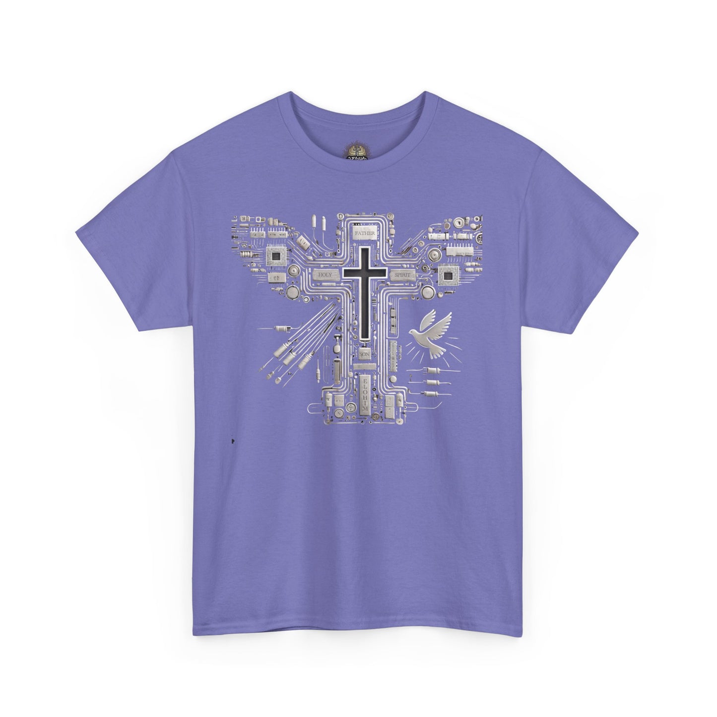 Unisex Heavy Cotton Tee - Circuit Cross