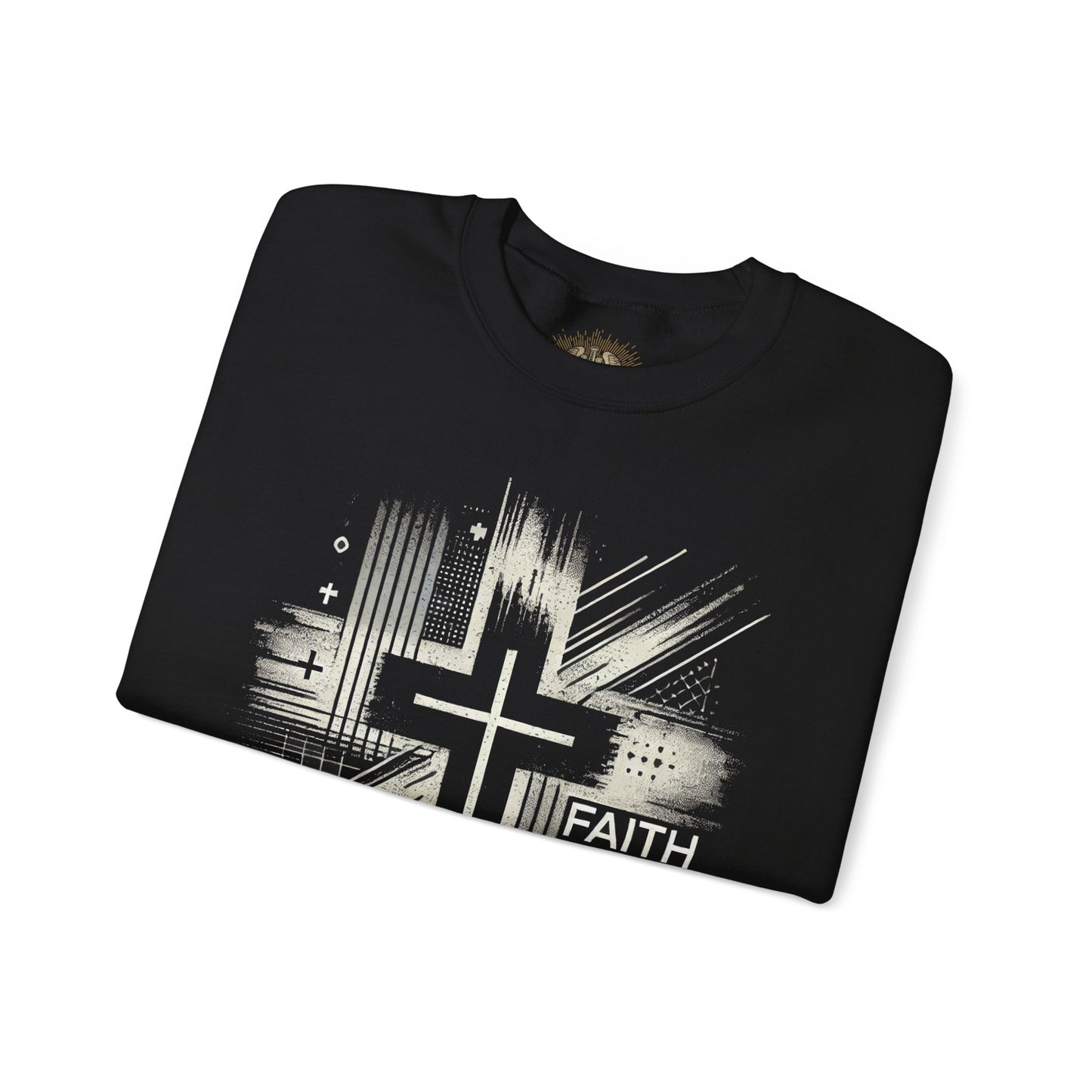 Jesus Graphic Crewneck Sweatshirt for Faith Enthusiasts