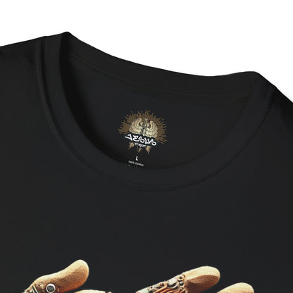 Vintage Robotic Hand Dollar Sign Unisex Softstyle T-Shirt
