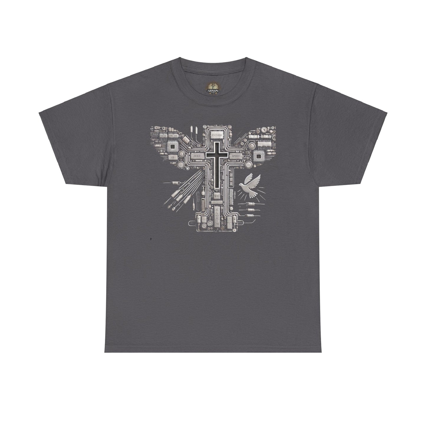 Unisex Heavy Cotton Tee - Circuit Cross
