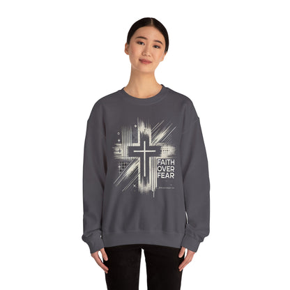 Jesus Graphic Crewneck Sweatshirt for Faith Enthusiasts