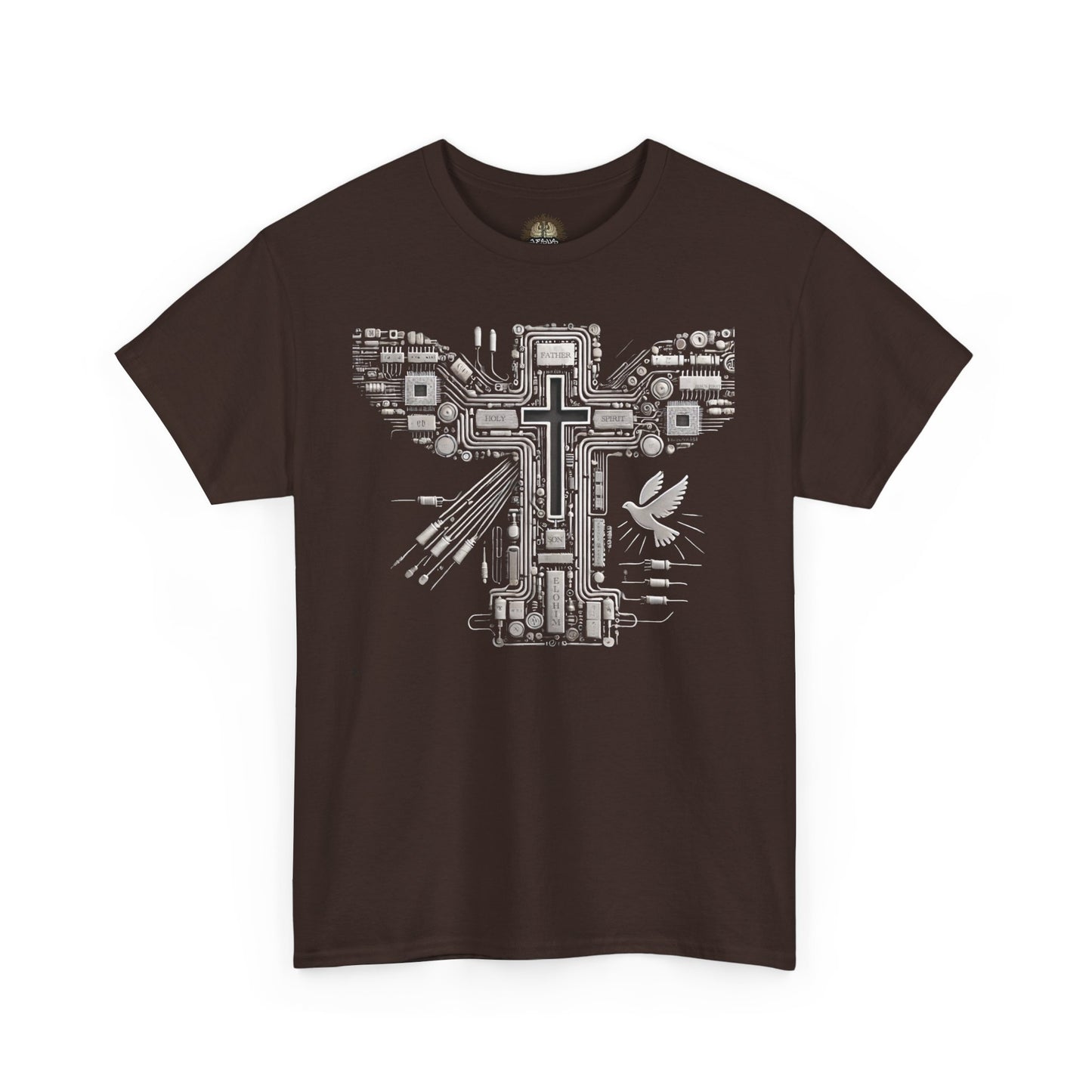 Unisex Heavy Cotton Tee - Circuit Cross