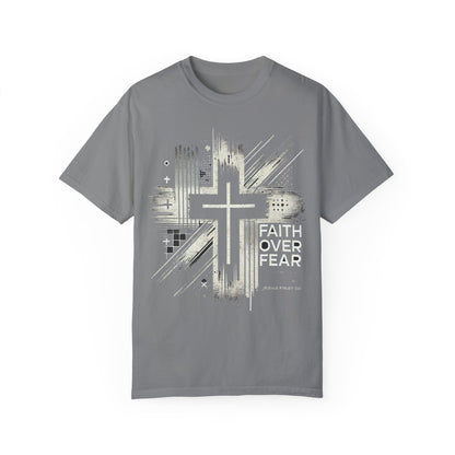 Faith Over Fear Unisex Garment-Dyed T-Shirt