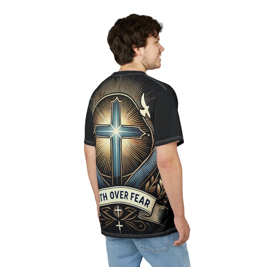 Cut & Sew Tee - Faith over fear Made in USA