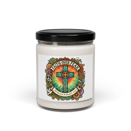 100% American Made Faith Over Fear Scented  Candle