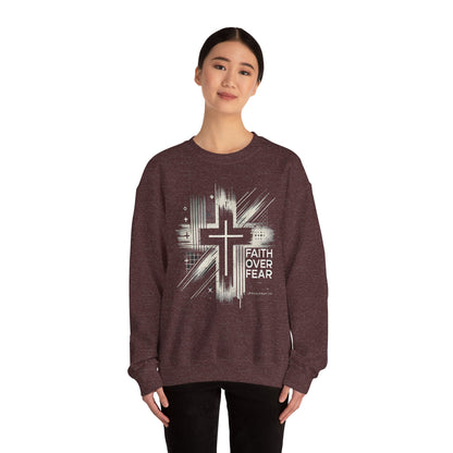 Jesus Graphic Crewneck Sweatshirt for Faith Enthusiasts