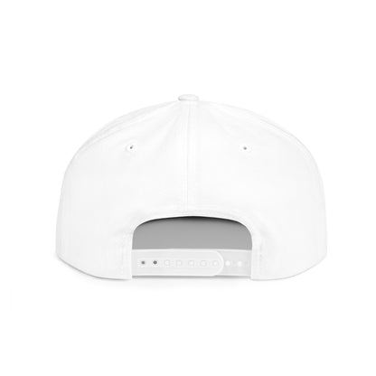 Kidz of God Flat Bill Snapback Hat - White & Purple Casual Cap for Kids