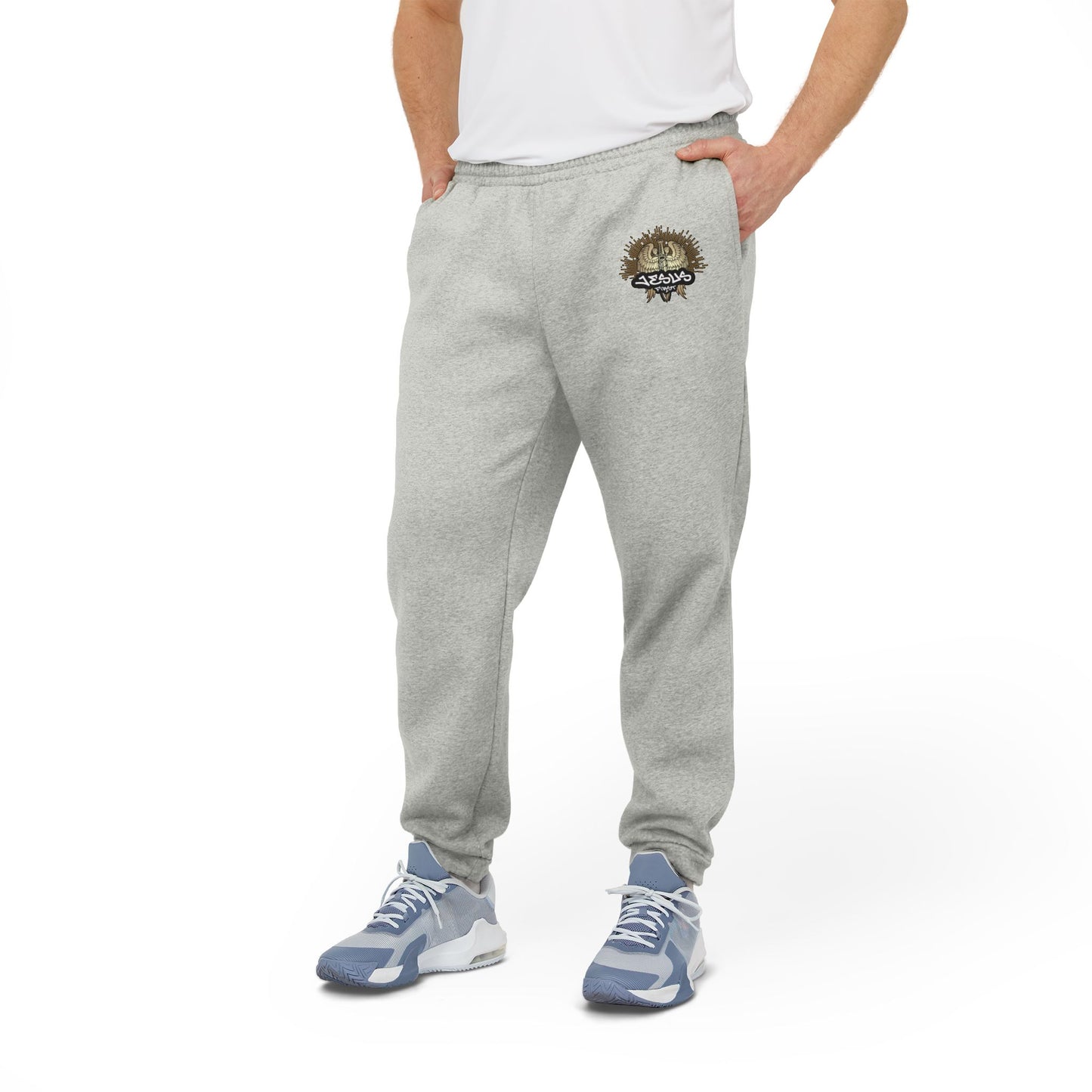 Cozy Adidas Unisex Fleece Joggers with Unique Design
