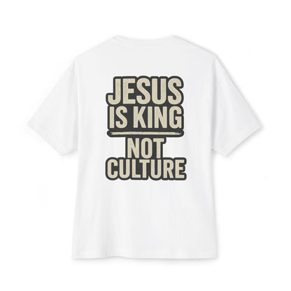 T-Shirt - Jesus is King not culture - Christian Faith Unisex Tee