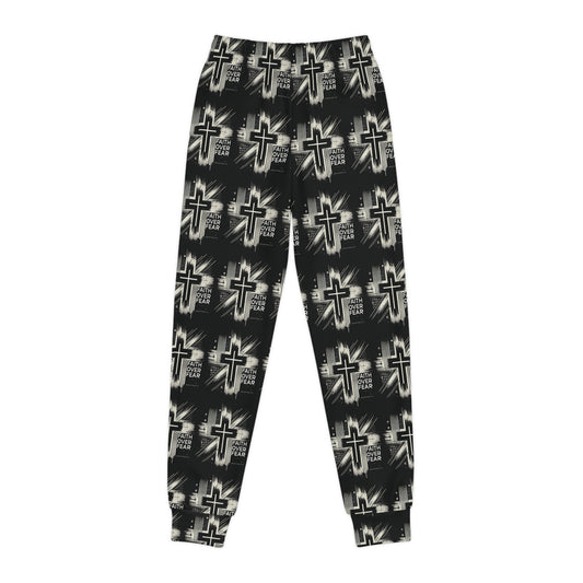 Faith Over Fear Youth Joggers - Comfortable & Stylish Christian Activewear