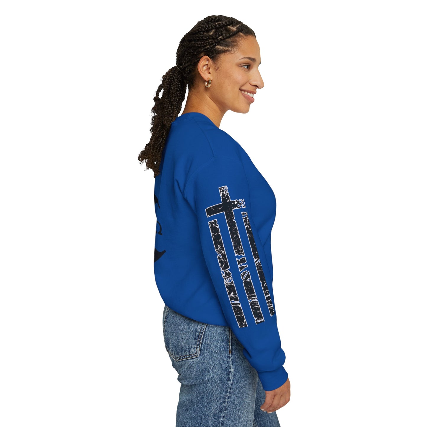 Faith & Freedom  Heavy Blend Crewneck Sweatshirt