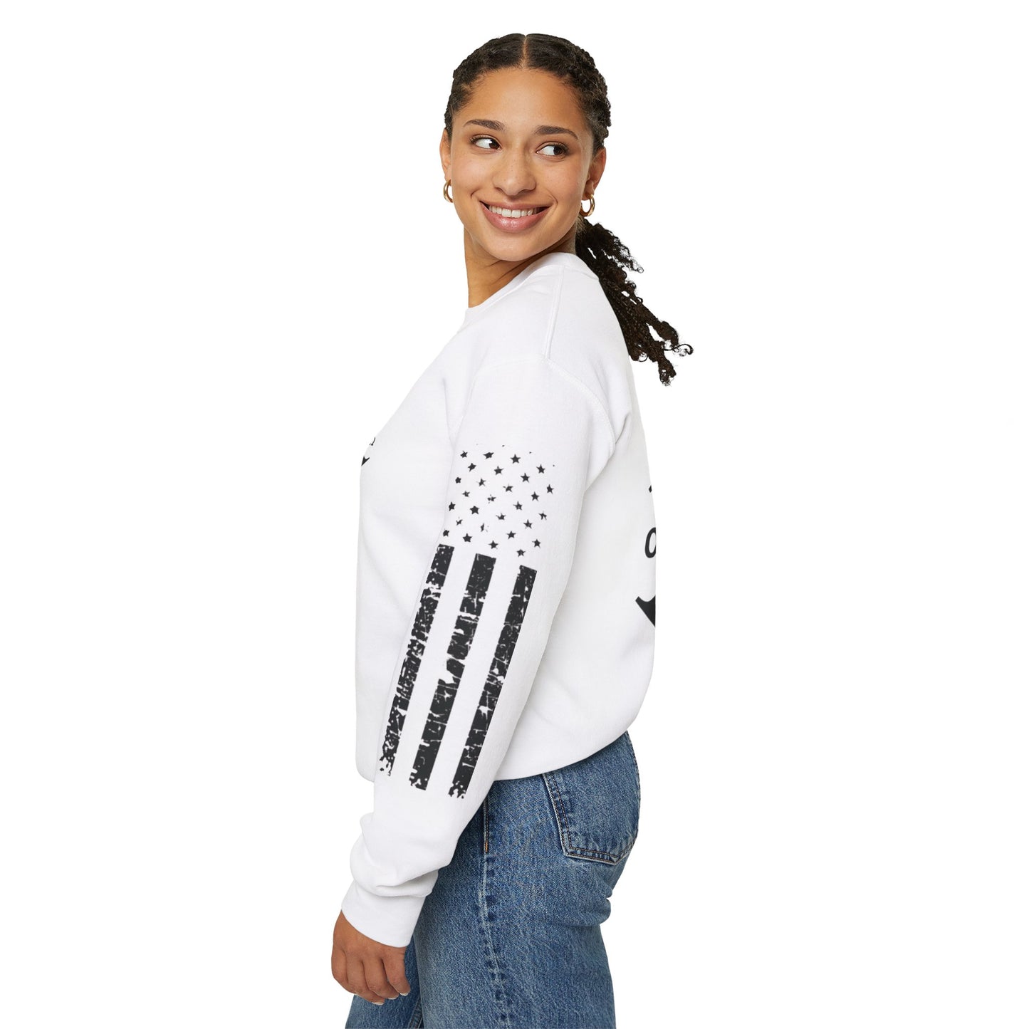 Faith & Freedom  Heavy Blend Crewneck Sweatshirt