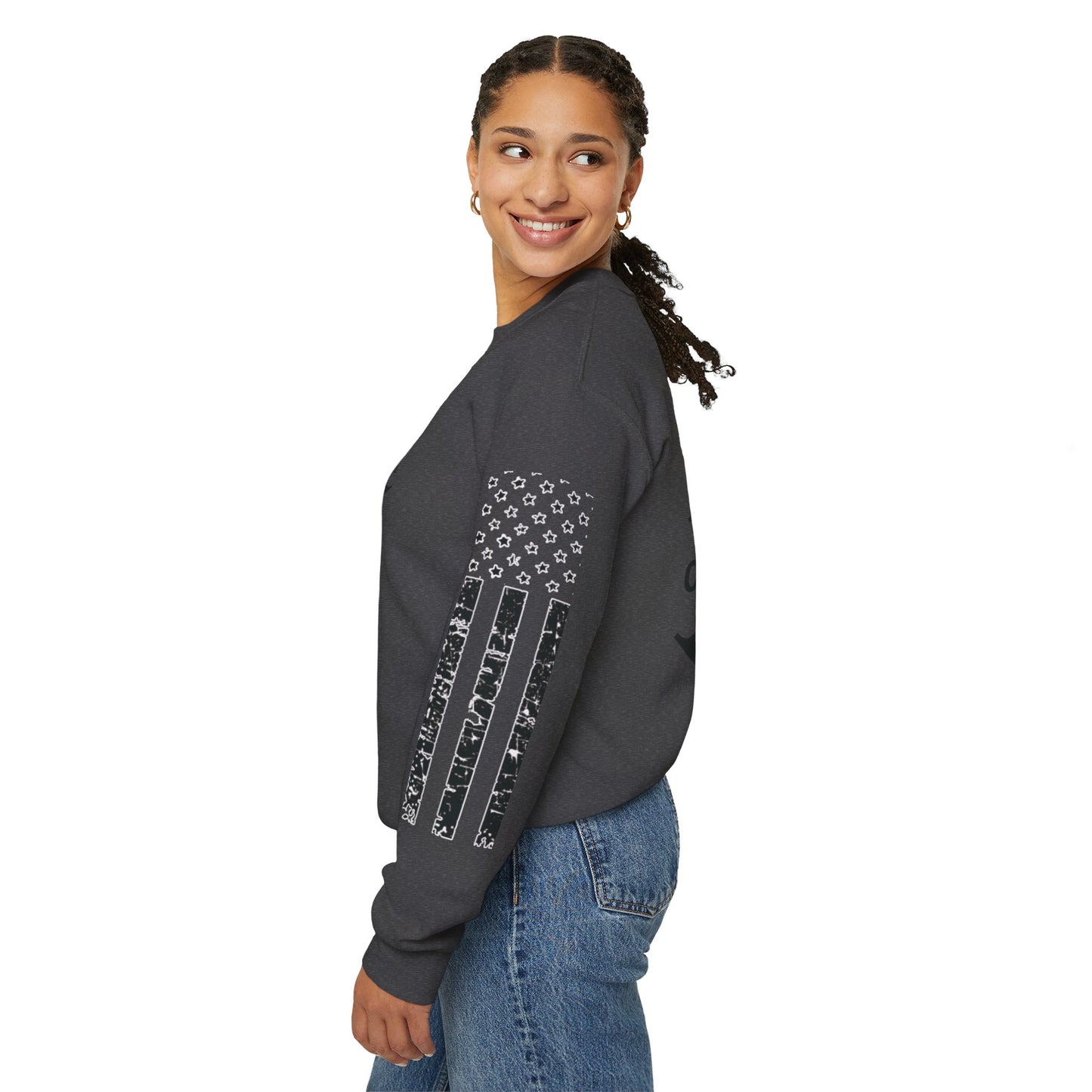 Faith & Freedom  Heavy Blend Crewneck Sweatshirt