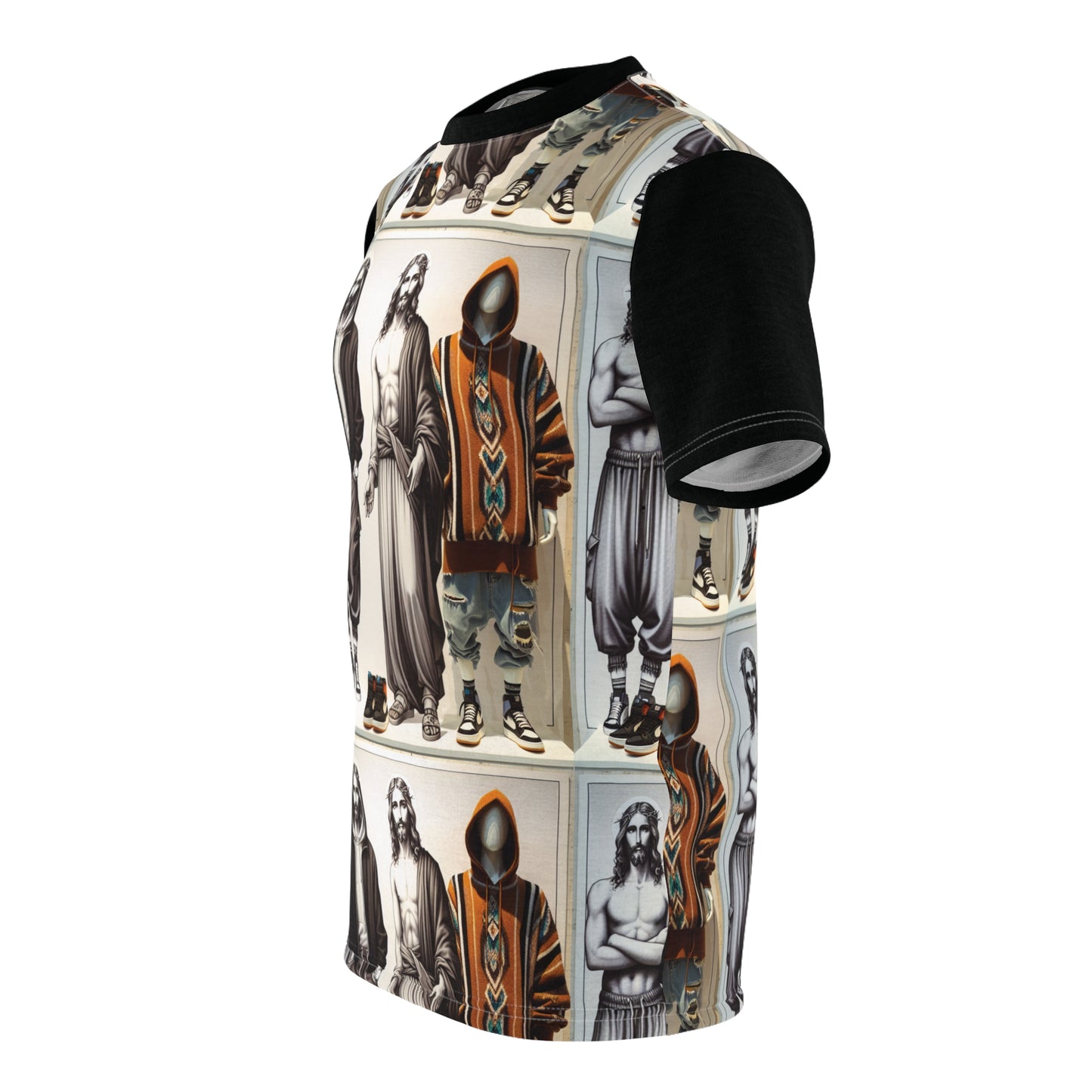 Street Jesus Unisex Cut & Sew Tee - Unique Graphic Design for Trendsetters