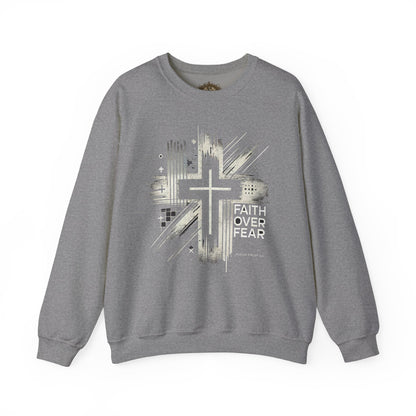Jesus Graphic Crewneck Sweatshirt for Faith Enthusiasts