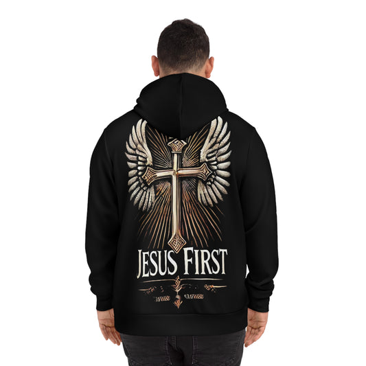 Inspirational Jesus First Hoodie | Faith-Based Fashion