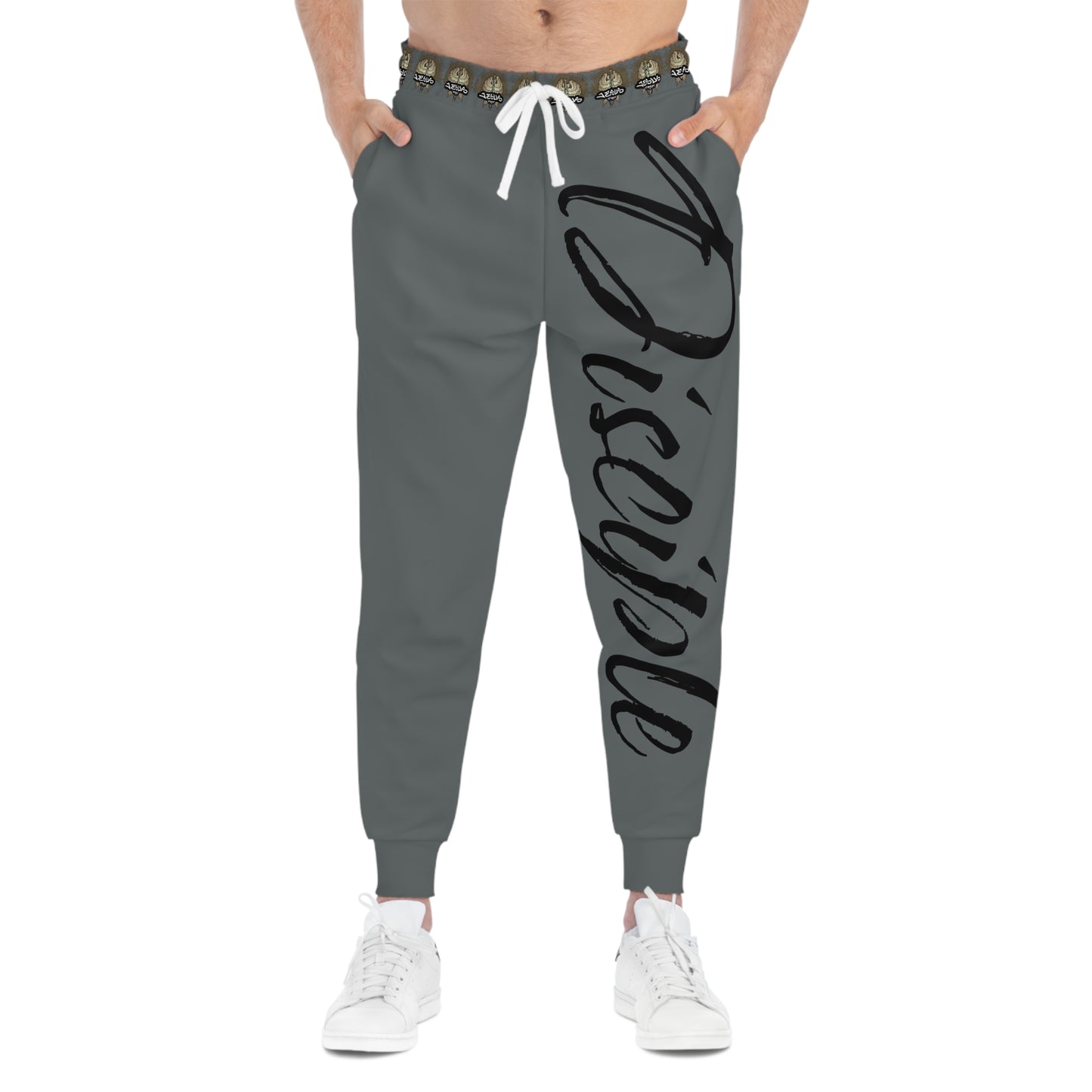 Motivational Athletic Joggers with 'Disciple' Design - Perfect for Workouts & Casual Wear