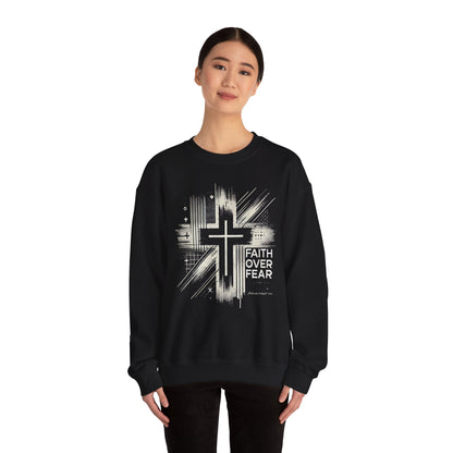 Jesus Graphic Crewneck Sweatshirt for Faith Enthusiasts