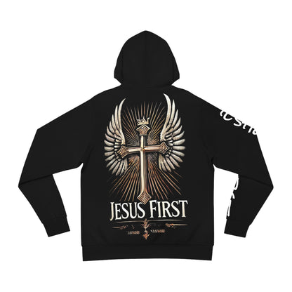 Inspirational Jesus First Hoodie | Faith-Based Fashion