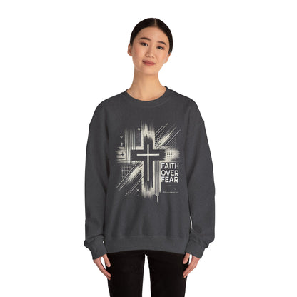 Jesus Graphic Crewneck Sweatshirt for Faith Enthusiasts