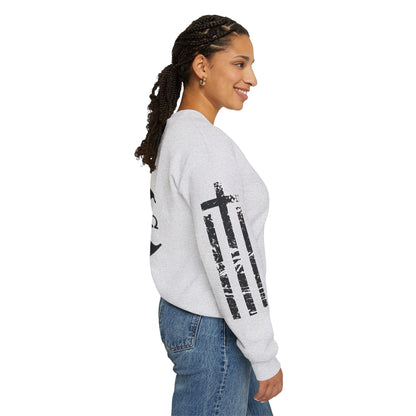 Faith & Freedom  Heavy Blend Crewneck Sweatshirt