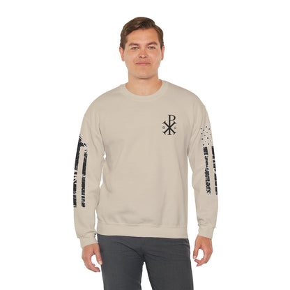 Faith & Freedom  Heavy Blend Crewneck Sweatshirt