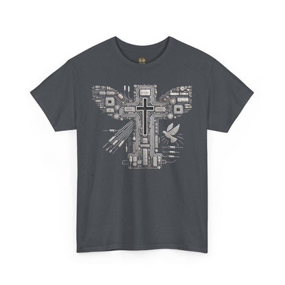 Unisex Heavy Cotton Tee - Circuit Cross