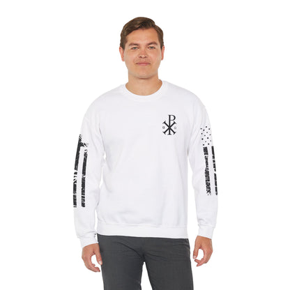 Faith & Freedom  Heavy Blend Crewneck Sweatshirt