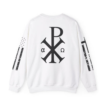 Faith & Freedom  Heavy Blend Crewneck Sweatshirt