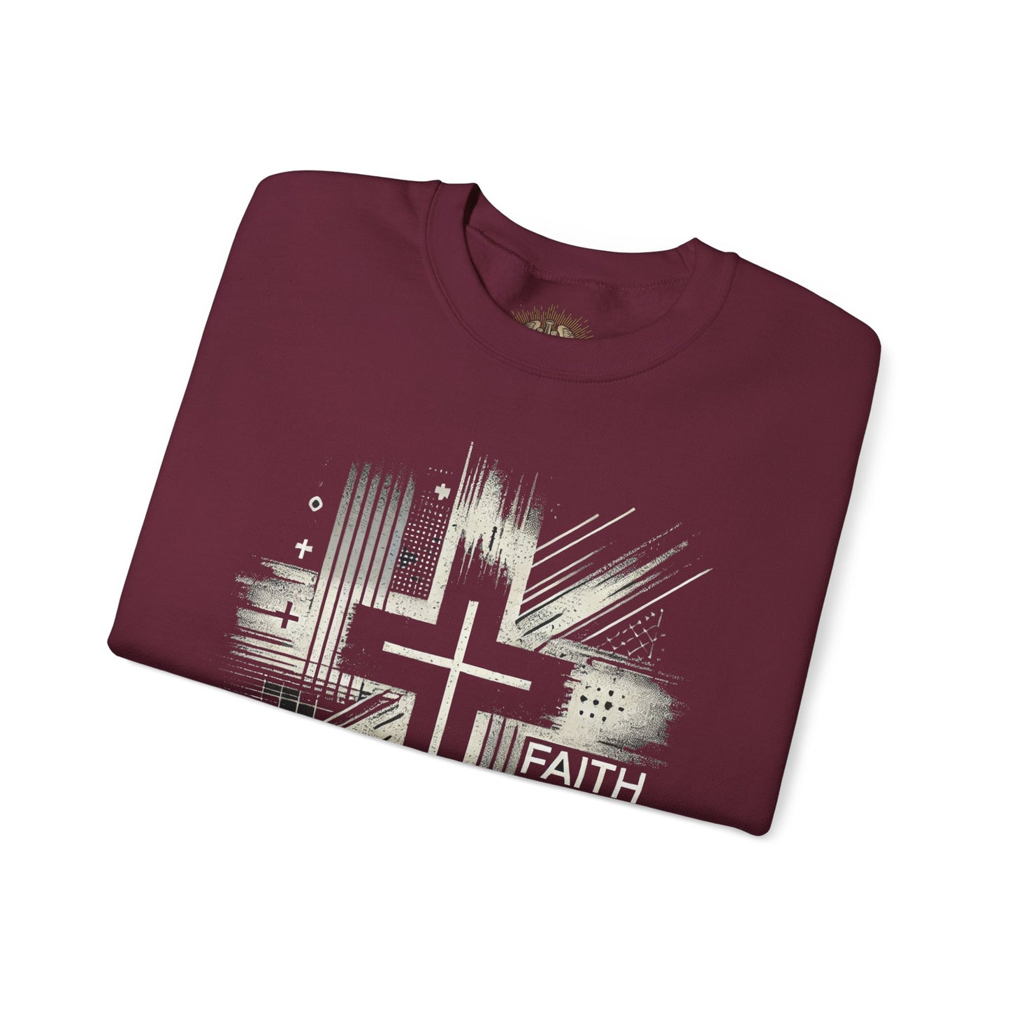 Jesus Graphic Crewneck Sweatshirt for Faith Enthusiasts
