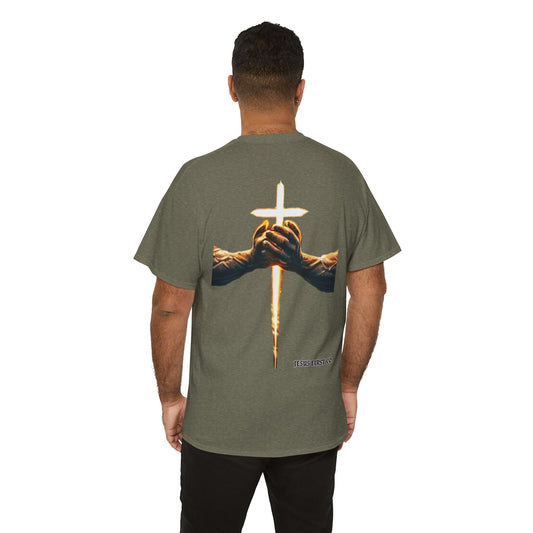 Unisex Heavy Cotton Tee - 'Do Not Be Afraid'