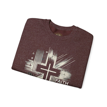 Jesus Graphic Crewneck Sweatshirt for Faith Enthusiasts