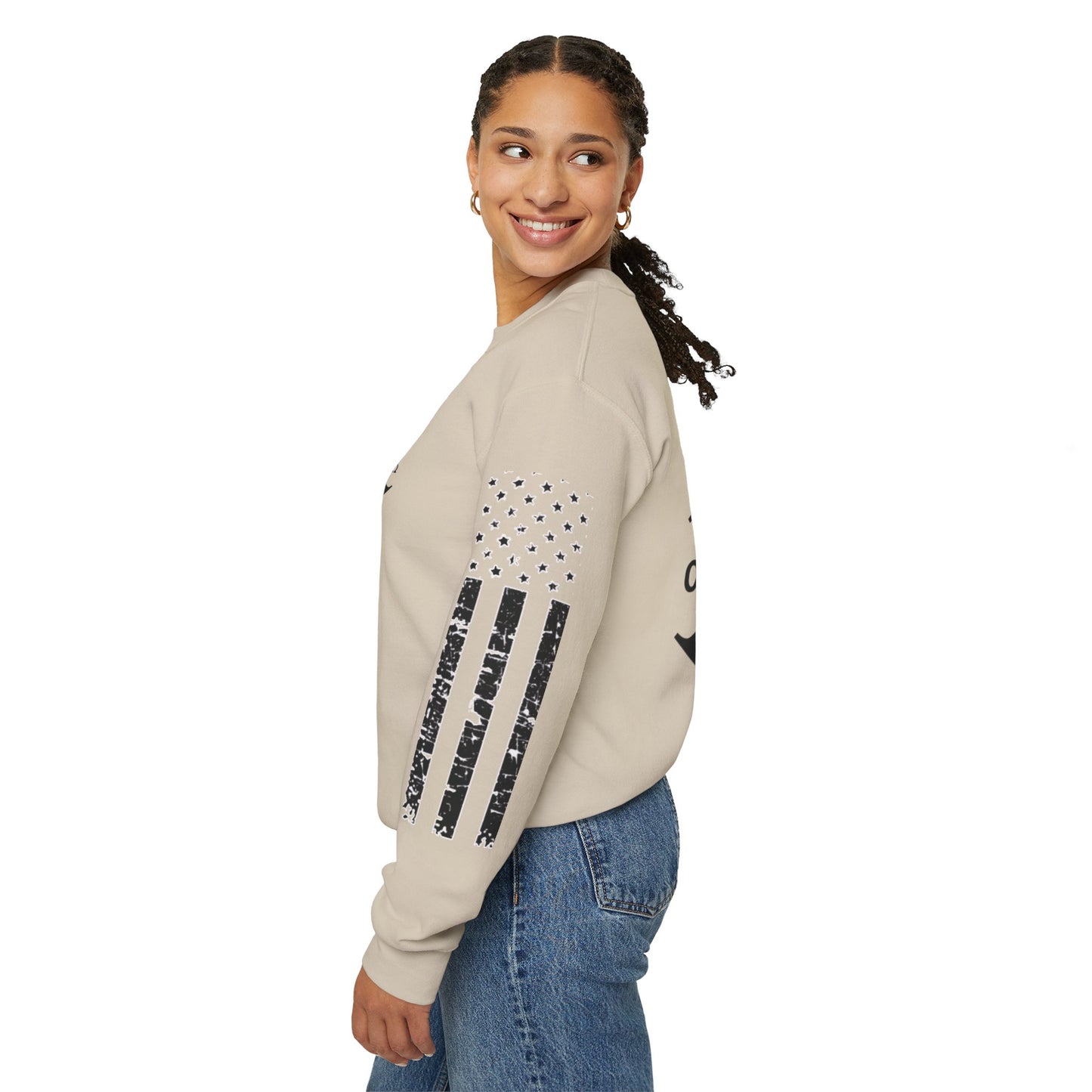 Faith & Freedom  Heavy Blend Crewneck Sweatshirt