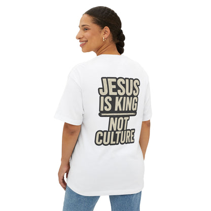 T-Shirt - Jesus is King not culture - Christian Faith Unisex Tee