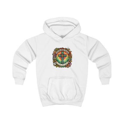 Kids Hoodie - Youth Faith Based Company Mission - KIDZOFGOD com