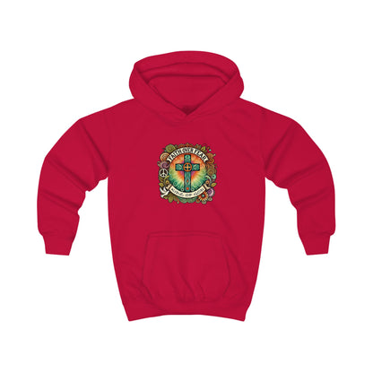 Kids Hoodie - Youth Faith Based Company Mission - KIDZOFGOD com