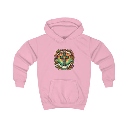 Kids Hoodie - Youth Faith Based Company Mission - KIDZOFGOD com
