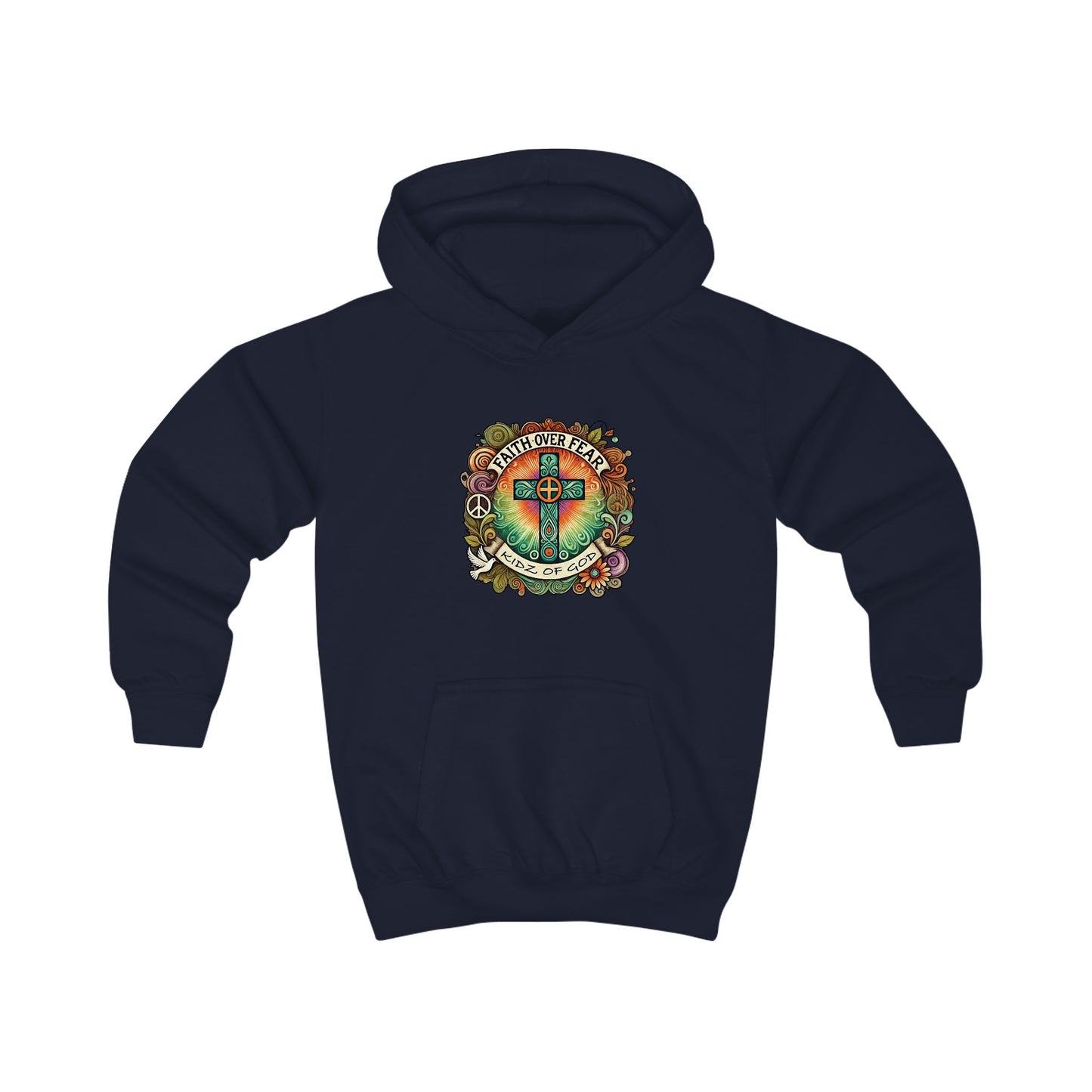 Kids Hoodie - Youth Faith Based Company Mission - KIDZOFGOD com