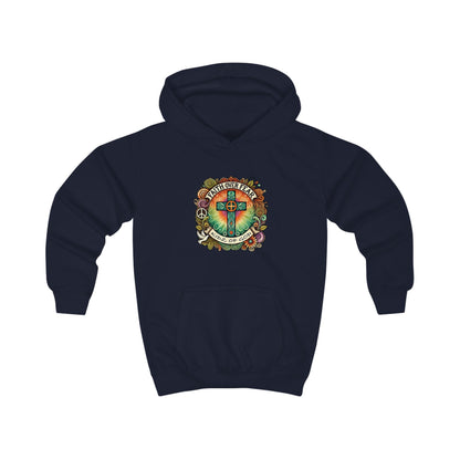 Kids Hoodie - Youth Faith Based Company Mission - KIDZOFGOD com