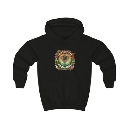 Kids Hoodie - Youth Faith Based Company Mission - KIDZOFGOD com