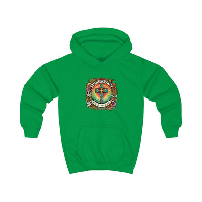 Kids Hoodie - Youth Faith Based Company Mission - KIDZOFGOD com