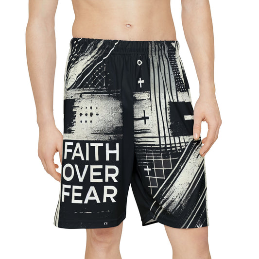Men’s Faith Over Fear Sports Shorts | 100% American Made