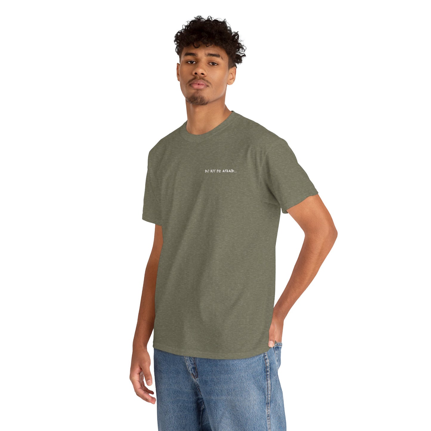 Unisex Heavy Cotton Tee - 'Do Not Be Afraid'