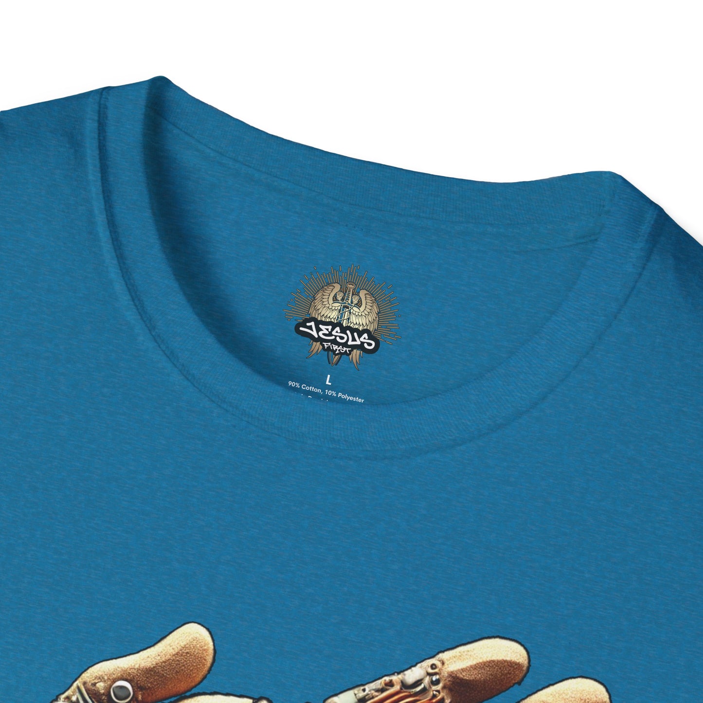 Vintage Robotic Hand Dollar Sign Unisex Softstyle T-Shirt